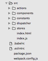 React Flux 資料夾結構